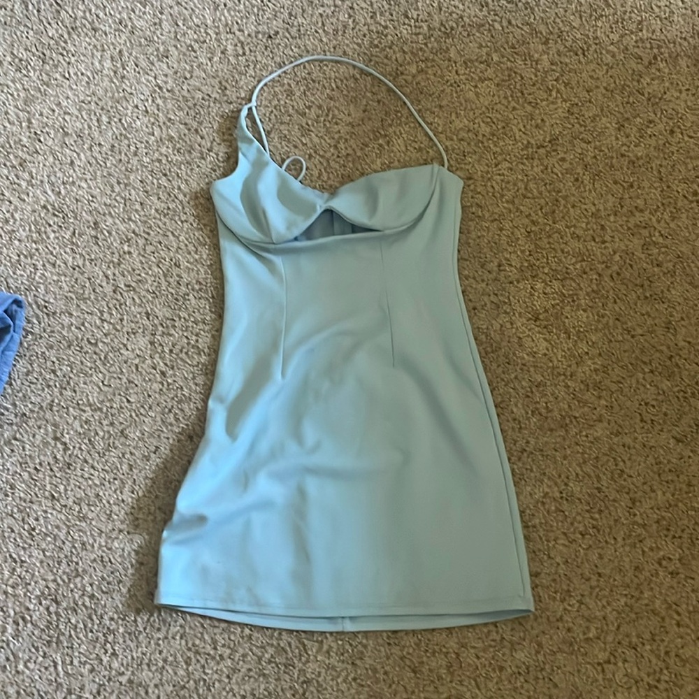 Lucy in the Sky one shoulder mini dress